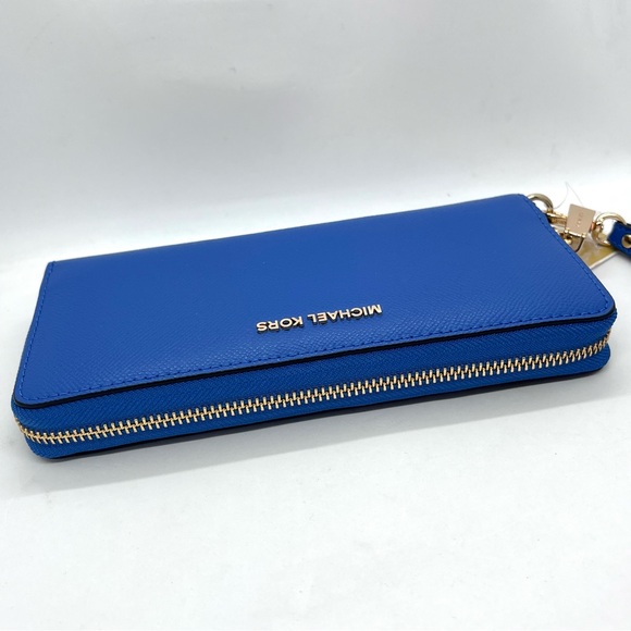 Michael Kors Jet Set Travel Continental Wallet – Vintage Blue – NWT - Picture 4 of 16